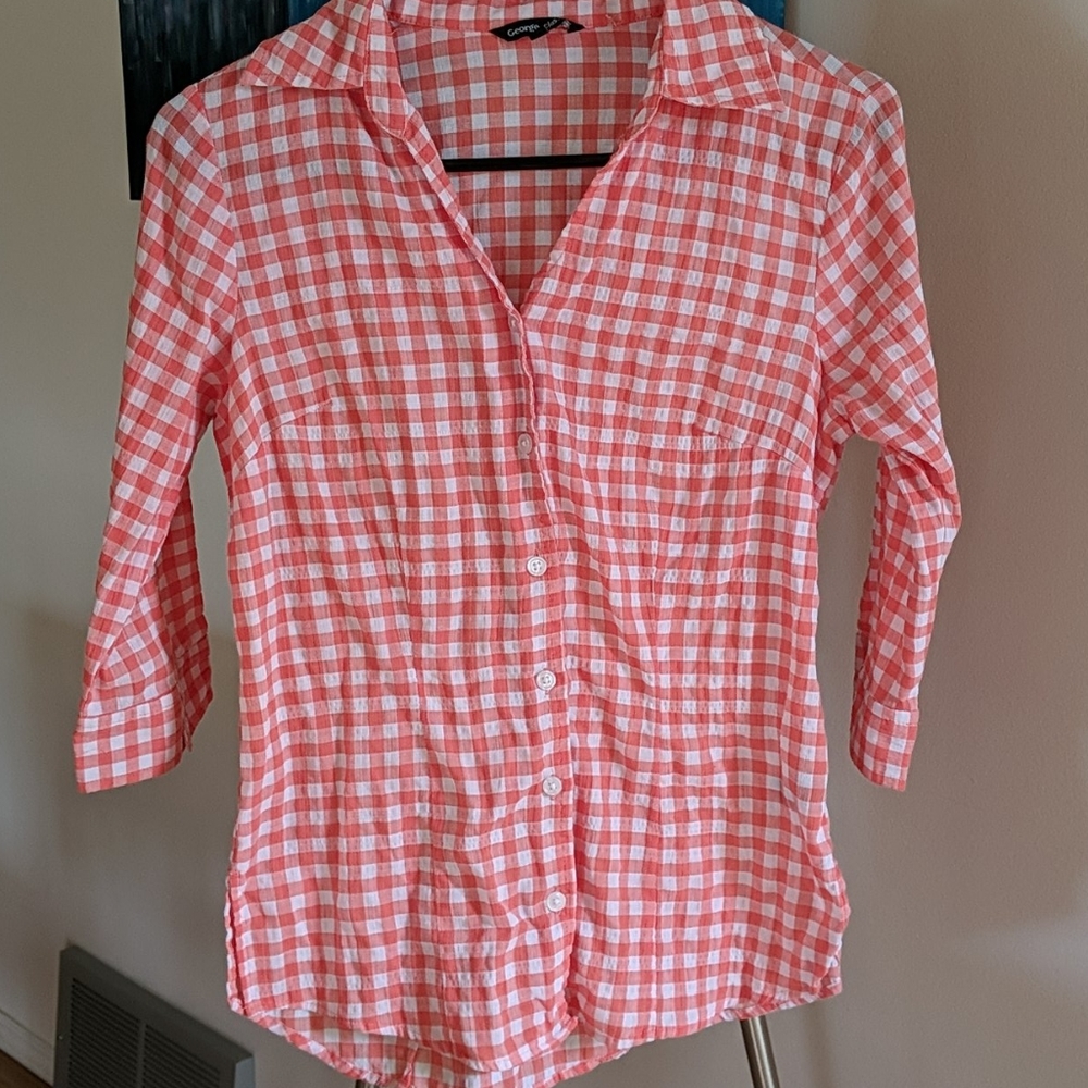Checkered blouse